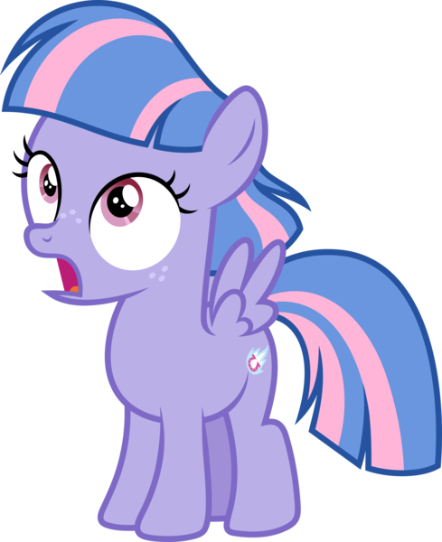 Size: 8712x10697 | Tagged: safe, artist:starryshineviolet, derpibooru import, wind sprint, pegasus, pony, g4, the last problem, absurd resolution, female, filly, foal, gasp, image, looking up, open mouth, png, simple background, solo, transparent background, vector