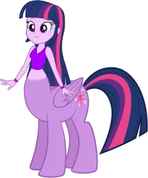 Size: 1187x1427 | Tagged: safe, artist:invisibleink, artist:tylerajohnson352, derpibooru import, twilight sparkle, centaur, taur, equestria girls, g4, beautiful, centaur twilight, centaurified, cute, cutie mark, hooves, image, png, ponytaur, simple background, species swap, tail, transparent background, wings