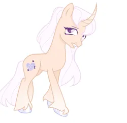 Size: 2628x2536 | Tagged: safe, derpibooru import, oc, oc:dizzy spell, curved horn, dizzy spell, horn, image, png, solo