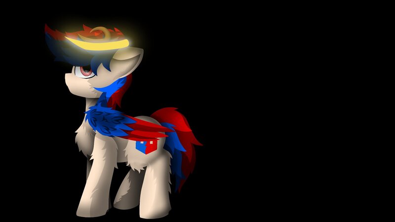 Size: 1920x1080 | Tagged: safe, artist:remythedeer, ponerpics import, oc, oc:remy, unofficial characters only, deer, pony, halo, image, jpeg, male, stallion