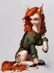 Size: 5120x6848 | Tagged: safe, ai content, derpibooru import, machine learning generated, prompter:radioglitch, stable diffusion, bat pony, clothes, generator:pony diffusion v6 xl, image, military uniform, png, uniform