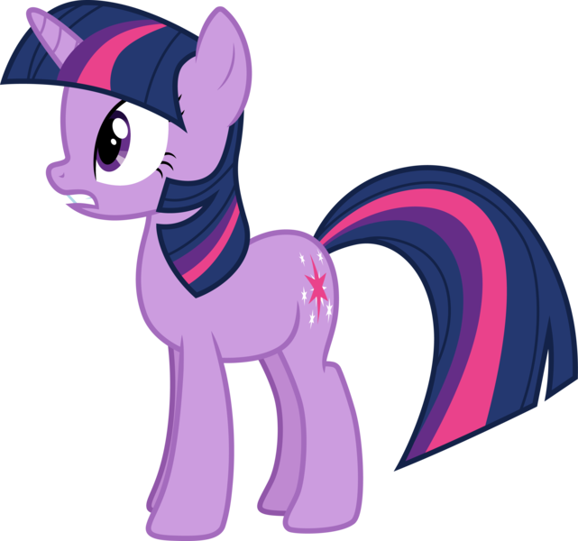 Size: 3204x3000 | Tagged: safe, artist:cloudy glow, derpibooru import, twilight sparkle, unicorn, baby cakes, g4, hearth's warming eve (episode), image, looking at something, png, simple background, solo, transparent background, unicorn twilight, vector