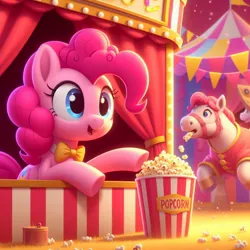 Size: 1024x1024 | Tagged: safe, ai content, derpibooru import, machine learning generated, pinkie pie, g4, image, jpeg, prompter:pinkiepiepics