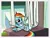 Size: 1602x1223 | Tagged: safe, artist:mariana10990, derpibooru import, rainbow dash, pegasus, pony, g4, bandage, bed, budge studios, female, hospital, hospital bed, image, jpeg, mare, my little pony color by magic, neck brace, open mouth, sad, traction