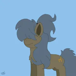 Size: 1280x1280 | Tagged: safe, artist:enterusxrname, ponerpics import, oc, oc:woodwalker, earth pony, pony, carpenter, female, image, jpeg, mare, ponytail