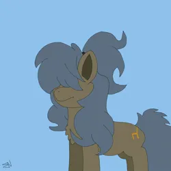 Size: 1280x1280 | Tagged: safe, artist:enterusxrname, ponerpics import, oc, oc:woodwalker, earth pony, pony, carpenter, female, image, jpeg, mare, ponytail