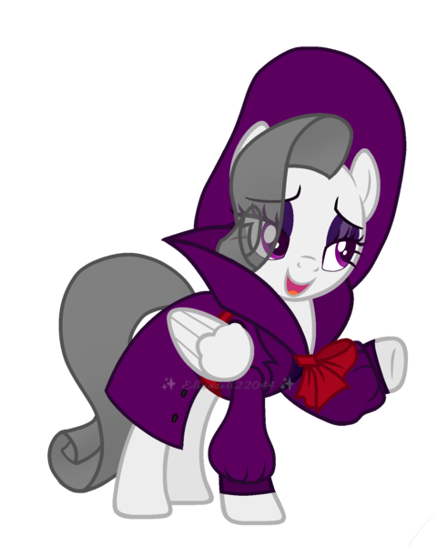 Size: 1474x1803 | Tagged: safe, artist:elizaro622044, derpibooru import, oc, oc:oliver spade, unofficial characters only, pegasus, g4, clothes, detective, fedora, female, hat, image, png, simple background, solo, transparent background, trenchcoat