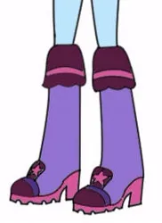 Size: 202x277 | Tagged: safe, derpibooru import, sonata dusk, trixie, equestria girls, g4, boots, boots shot, clothes, high heel boots, image, jpeg, legs, pictures of legs, shoes, solo