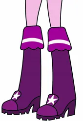 Size: 1023x1502 | Tagged: safe, derpibooru import, aria blaze, trixie, equestria girls, g4, boots, boots shot, clothes, high heel boots, image, jpeg, legs, pictures of legs, shoes, solo