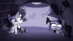 Size: 1920x1088 | Tagged: safe, derpibooru import, screencap, rarity, twilight sparkle, twilight sparkle (alicorn), alicorn, pony, g4, my little pony: pony life, whoof-dunnit, spoiler:pony life s01e22, image, jpeg