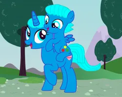 Size: 1896x1508 | Tagged: safe, artist:memeartboi, derpibooru import, ponified, pegasus, pony, unicorn, g4, affection, beautiful, bonding, carrying, colt, cute, duo, duo male and female, female, foal, fun times, gumball watterson, happy, heart, heartwarming, horn, image, jpeg, little boy, male, mare, mother, mother and child, mother and son, motherly, motherly love, nicole watterson, pegasus wings, riding, riding a pony, smiling, the amazing world of gumball, tree, unicorn horn, wholesome, wings