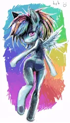 Size: 392x688 | Tagged: safe, artist:ieatedyuripizza, derpibooru import, rainbow dash, anthro, butt, female, image, jpeg, nudity, rear view, solo