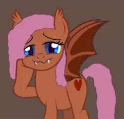 Size: 2048x1966 | Tagged: safe, artist:enterusxrname, edit, ponerpics import, oc, oc:red cotton heart, bat pony, pony, base used, bat pony oc, bat wings, cutie mark, female, image, jpeg, mare, wings