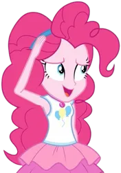 Size: 419x596 | Tagged: safe, artist:blockslikepl, derpibooru import, edit, edited screencap, screencap, pinkie pie, equestria girls, g4, female, image, not a vector, png, simple background, solo, transparent background