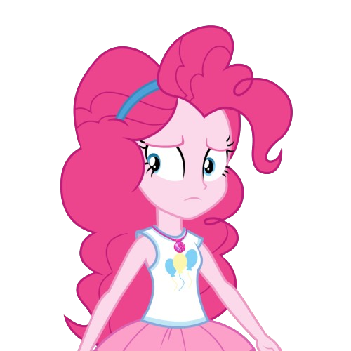 Size: 500x500 | Tagged: safe, artist:blockslikepl, derpibooru import, edit, edited screencap, screencap, pinkie pie, human, equestria girls, g4, female, image, not a vector, png, simple background, solo, transparent background