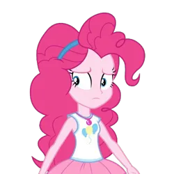 Size: 500x500 | Tagged: safe, artist:blockslikepl, derpibooru import, edit, edited screencap, screencap, pinkie pie, human, equestria girls, g4, female, image, not a vector, png, simple background, solo, transparent background