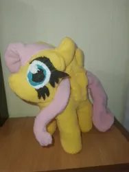 Size: 3000x4000 | Tagged: safe, artist:jbond, derpibooru import, fluttershy, pegasus, pony, g4, female, handmade, image, irl, jpeg, mare, photo, plushie, solo