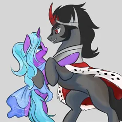 Size: 2048x2048 | Tagged: safe, derpibooru import, idw, king sombra, radiant hope, unicorn, female, horn, image, jpeg, male, ship:hopebra, shipping, straight