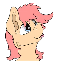 Size: 1254x1338 | Tagged: safe, artist:dsksh, derpibooru import, oc, oc:ponygriff, unofficial characters only, hybrid, :p, blue eyes, bust, ear fluff, hybrid oc, image, png, ponygriff, portrait, simple background, solo, tongue out, transparent background