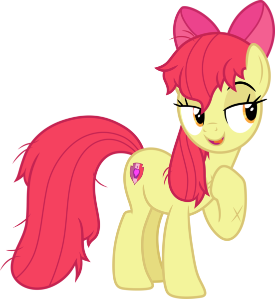 Size: 3000x3267 | Tagged: safe, artist:cloudy glow, derpibooru import, apple bloom, earth pony, g4, female, image, older, older apple bloom, png, simple background, transparent background, vector