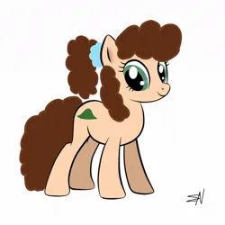 Size: 1200x1200 | Tagged: safe, artist:enterusxrname, ponerpics import, oc, oc:hilly, unofficial characters only, pony, base used, female, image, jpeg, mare, ponytail