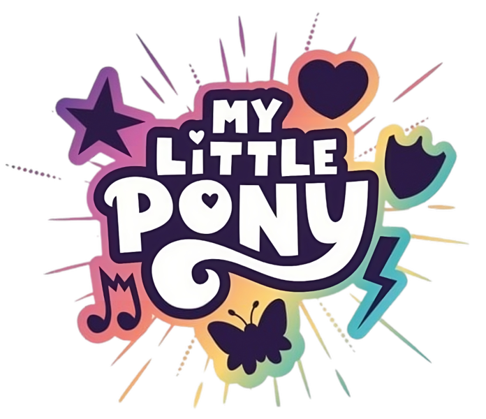 Size: 1076x928 | Tagged: safe, derpibooru import, edit, butterfly, insect, g5, bolt, heart, image, logo, music notes, my little pony logo, no pony, png, rainbow gradient, shield, simple background, stars, transparent background, upscaled