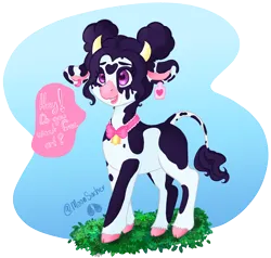 Size: 1470x1398 | Tagged: safe, artist:moonsacher, derpibooru import, oc, oc:moonsacher, cow, image, png, request