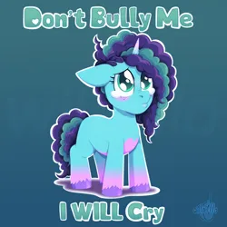 Size: 2000x2000 | Tagged: safe, artist:willoillo, derpibooru import, pony, unicorn, g5, my little pony: make your mark, my little pony: tell your tale, art, cute, don't bully me i will cry, female, floppy ears, freckles, horn, illustration, image, mare, meme, misty brightdawn, mistybetes, my little pony, png, sad, sadorable, teary eyes, willoillo