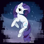 Size: 1500x1500 | Tagged: safe, artist:maravor, derpibooru import, rarity, pony, unicorn, g4, female, horn, image, mare, png, solo