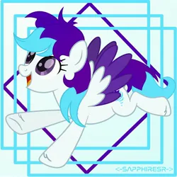 Size: 4195x4195 | Tagged: safe, artist:ramixe dash, derpibooru import, oc, oc:whirlwind stars, unofficial characters only, pegasus, pony, g4, g5, colored wings, colored wingtips, female, g5 to g4, generation leap, high res, image, jpeg, pegasus oc, signature, solo, text, two toned wings, wings