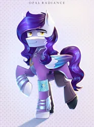 Size: 2229x3000 | Tagged: safe, artist:opal_radiance, derpibooru import, oc, oc:phantom gale, pegasus, pony, equestria at war mod, image, png, solo