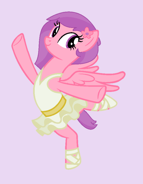 Size: 639x817 | Tagged: safe, artist:brightstar40k, derpibooru import, oc, oc:dianthus, unofficial characters only, pegasus, pony, ballerina, image, png, solo