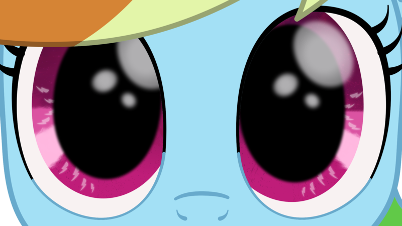 Size: 1920x1080 | Tagged: safe, artist:k. dale, derpibooru import, rainbow dash, big eyes, eye, eyes, image, looking at you, movie accurate, png, solo