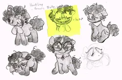 Size: 2048x1349 | Tagged: safe, artist:heartlurch, derpibooru import, oc, oc:heart leap, unofficial characters only, pony, unicorn, g4, glasses, horn, image, neck bow, png, ponysona, solo, traditional art, unicorn oc