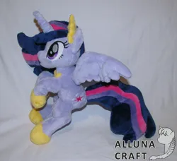 Size: 1911x1744 | Tagged: safe, artist:allunacraft, derpibooru import, twilight sparkle, twilight sparkle (alicorn), alicorn, pony, image, irl, jpeg, photo, plushie, solo