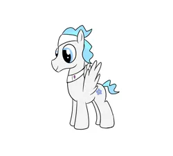 Size: 2000x1800 | Tagged: safe, artist:amateur-draw, derpibooru import, oc, oc:soft blue, unofficial characters only, pegasus, pony, g4, image, male, png, simple background, solo, solo male, spa pony, spread wings, stallion, white background, wings