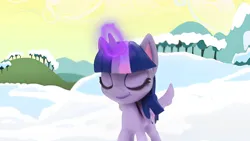 Size: 1920x1080 | Tagged: safe, derpibooru import, screencap, twilight sparkle, alicorn, pony, g4, my little pony: pony life, my little pony: stop motion short, snowball fight (short), cute, image, png, smiling