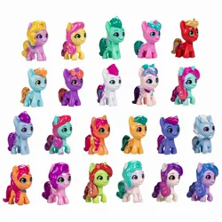 Size: 2000x2000 | Tagged: safe, derpibooru import, alphabittle (g5), dazzle feather, hitch trailblazer, izzy moonbow, pipp petals, posey (g5), queen haven, sprout cloverleaf, sunny starscout, zipp storm, earth pony, pony, g5, goldie fortune, group, high res, image, jelly vine, jpeg, self paradox, self ponidox, sherbet sunset, shutter snap, simple background, sweets (g5), thunder flap, toy, valor valentine, watermelon shimmer, white background