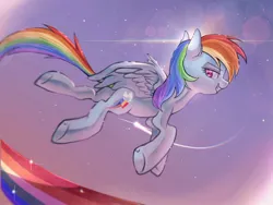 Size: 2048x1536 | Tagged: safe, artist:g5p7r, derpibooru import, rainbow dash, pegasus, pony, g4, female, flying, image, jpeg, mare, solo