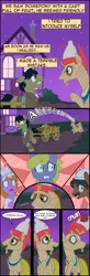 Size: 2160x6590 | Tagged: safe, artist:mr100dragon100, derpibooru import, earth pony, pony, comic:throne of dracula the secret world, cart, comic, female, fruit, image, jpeg, male, mare, mummy, pharaoh, scared, stallion