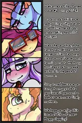 Size: 750x1125 | Tagged: suggestive, artist:sexygoatgod, derpibooru import, pear butter, posey shy, twilight velvet, windy whistles, earth pony, pegasus, unicorn, advertisement, art pack, bedroom eyes, female, horn, image, pillow ponee, png