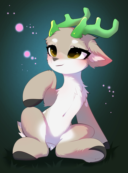 Size: 2703x3631 | Tagged: safe, artist:empress-twilight, derpibooru import, oc, oc:freya, unofficial characters only, deer, equestria at war mod, antlers, commission, doe, female, image, light skin, looking at you, png, soldier, solo, ych result