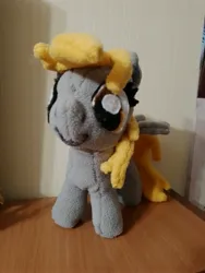 Size: 3000x4000 | Tagged: safe, artist:jbond, derpibooru import, derpy hooves, pegasus, pony, g4, cute, female, handmade, image, irl, jpeg, mare, photo, plushie, solo