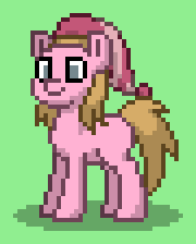 Size: 180x224 | Tagged: safe, derpibooru import, earth pony, pony, pony town, blank flank, despicable me, edith gru, image, png