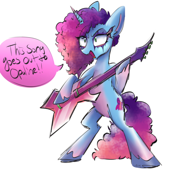 Size: 2048x2048 | Tagged: safe, artist:cupute, derpibooru import, butterfly, insect, pony, unicorn, g5, angry, bipedal, blue coat, blue fur, chromatic aberration, colored sketch, curly hair, curly mane, curly tail, cute, cutie, doodle, ear fluff, electric guitar, emo, floppy ears, gradient mane, green eyes, guitar, halfbody, holding, horn, image, long ears, looking at someone, makeup, metal, metal misty, misty brightdawn, mistybetes, multicolored hair, multicolored mane, multicolored tail, musical instrument, ombre hair, opaline arcana, open mouth, performance, png, rebirth misty, rock, shading, shiny mane, simple background, sketch, solo, speech bubble, standing on two hooves, tail, text, transparent background, twitter link, yelling