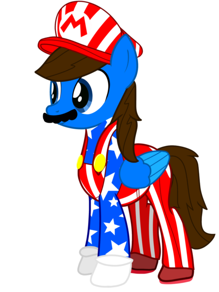 Size: 768x1024 | Tagged: safe, artist:bluemario11, derpibooru import, oc, pegasus, g4, 4th of july, american independence day, facial hair, holiday, image, male, moustache, pegasus oc, png, simple background, transparent background, wings