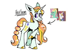 Size: 1280x875 | Tagged: safe, artist:msponies, derpibooru import, prince blueblood, zephyr breeze, oc, oc:heirloom, unofficial characters only, pony, unicorn, g4, crack ship offspring, horn, image, offspring, parent:prince blueblood, parent:zephyr breeze, parents:bluebreeze, png, simple background, solo, unicorn oc, white background