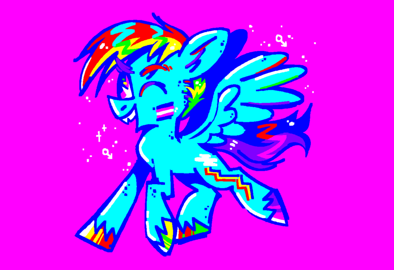 Size: 1316x900 | Tagged: safe, artist:msponies, derpibooru import, rainbow dash, pegasus, pony, g4, image, magenta background, male, mouthpiece, png, politics, pride, pride flag, simple background, solo, trans male, transgender, transgender pride flag, transmasculine