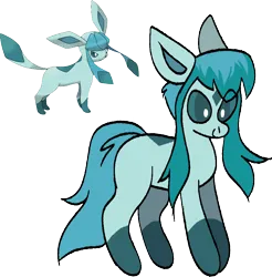 Size: 876x892 | Tagged: safe, artist:msponies, derpibooru import, ponified, earth pony, glaceon, pony, g4, image, png, pokémon, simple background, solo, transparent background