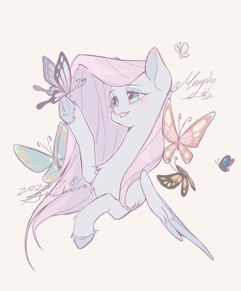 Size: 850x1024 | Tagged: safe, artist:ahchun, artist:nidexiaozhu274, banned from derpibooru, deleted from derpibooru, derpibooru import, oc, oc:morpholila, butterfly, insect, pegasus, pony, female, image, jpeg, mare, pegasus oc, wings